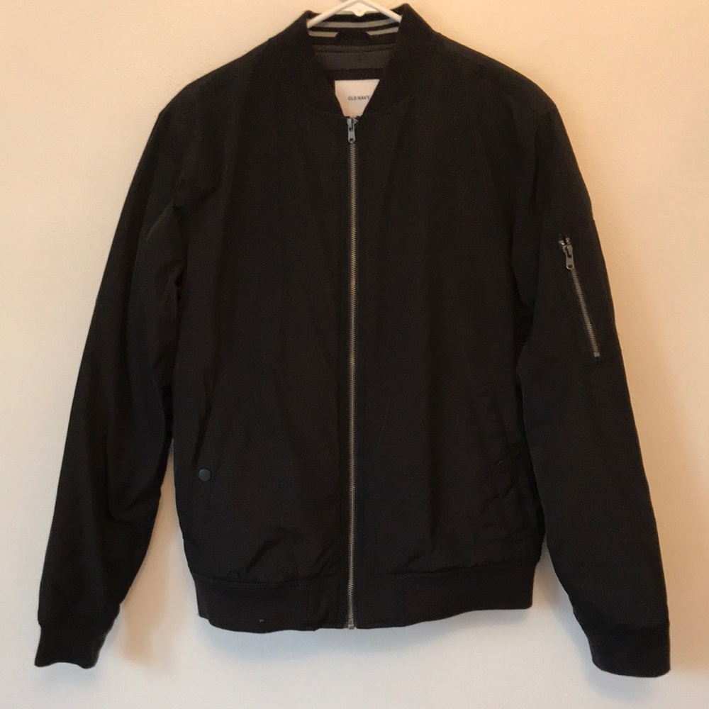 Like new black bomber jacket